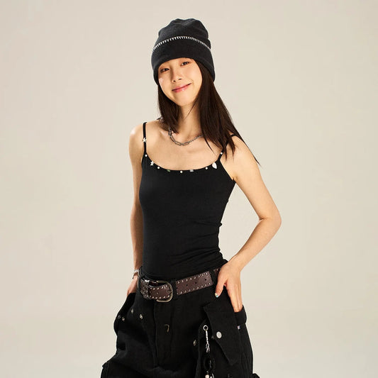 Black Casual Slimming Top